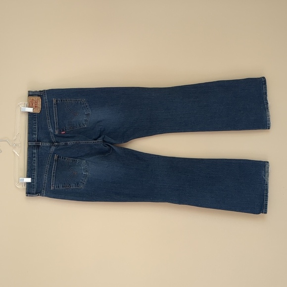 12 Levi's 515 Nouveau Boot Cut Denim Jeans Bootcut Blue Casual Basic - Picture 8 of 16